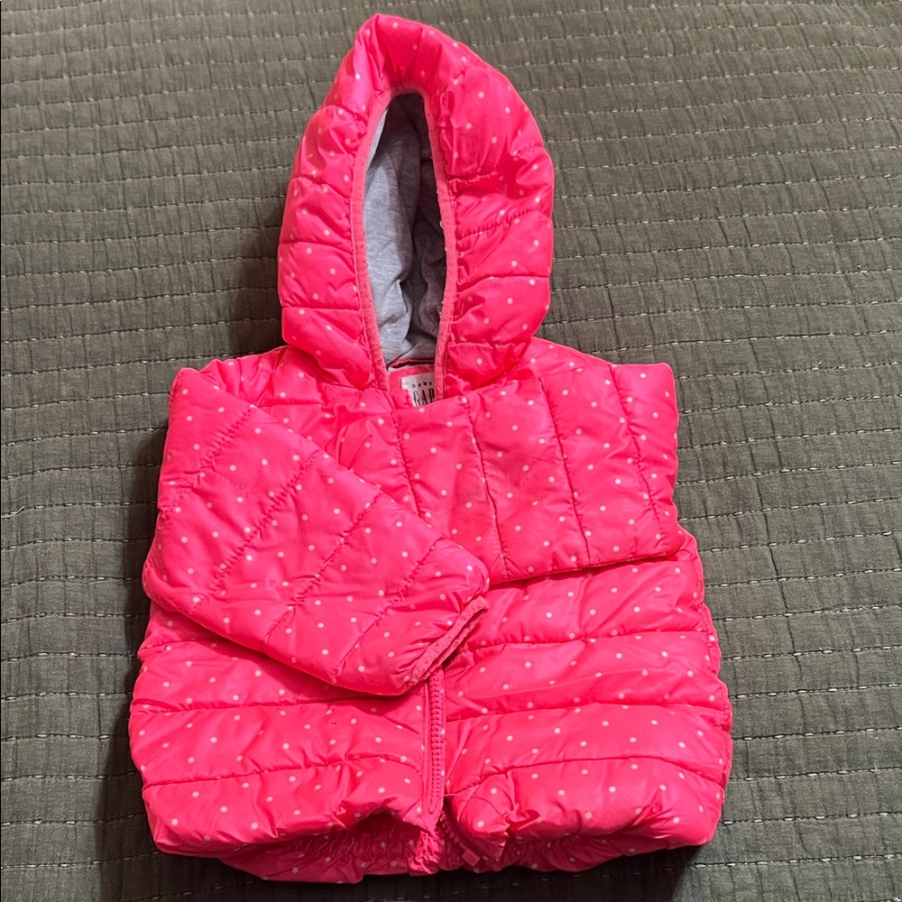 GAP Baby Pink Polka Dot Jacket